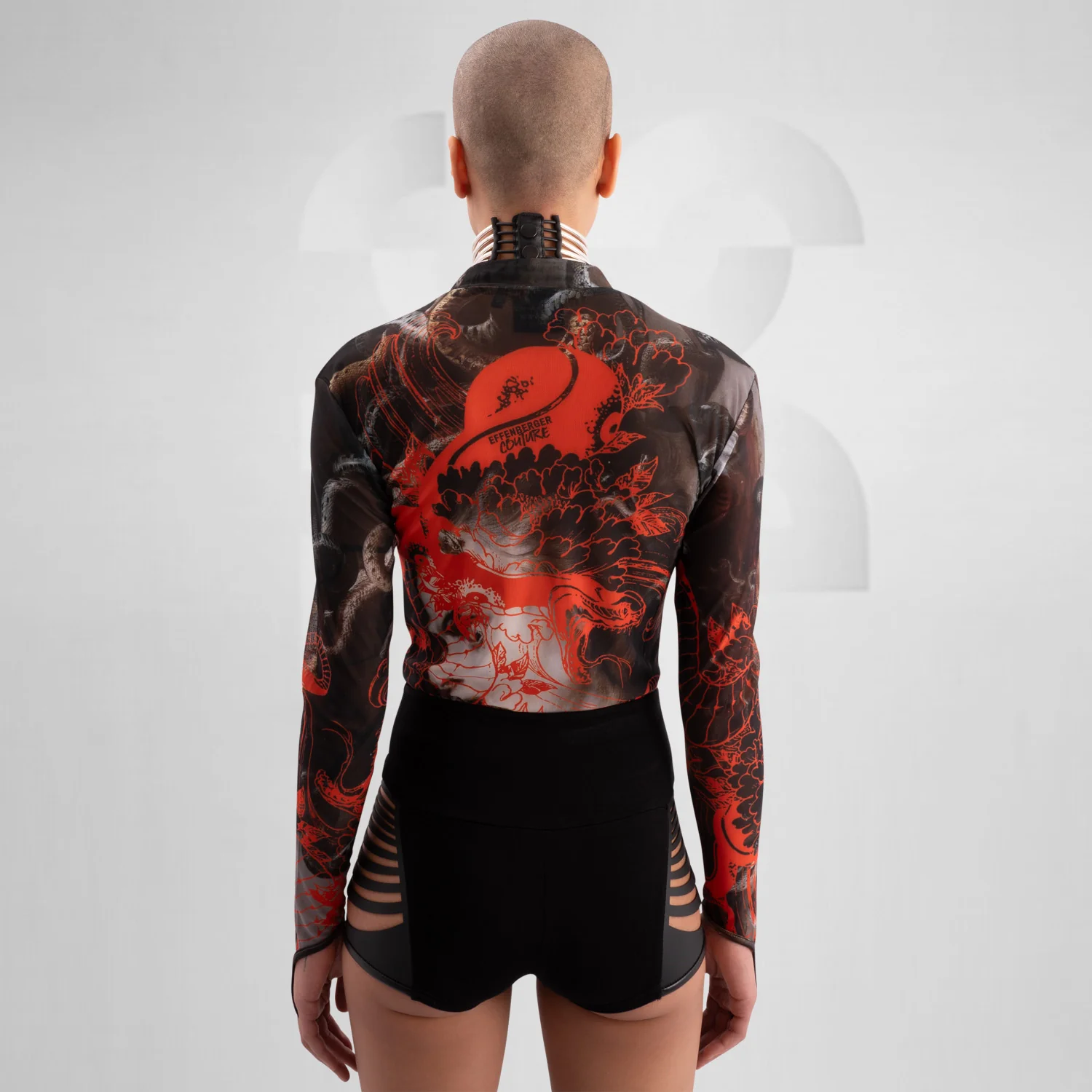 Abstract Snake Mesh Longsleeve - Image 8