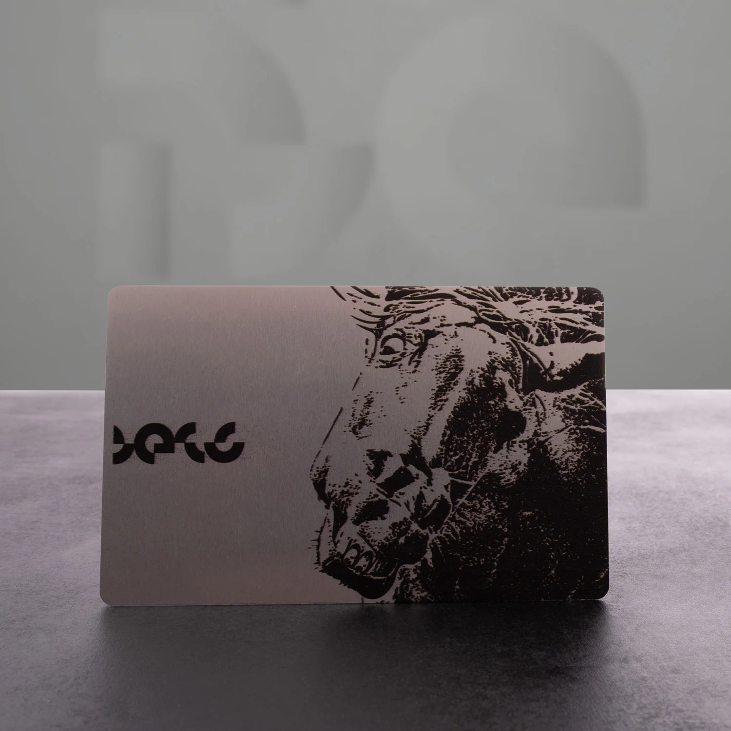 Aluminium Horse Card