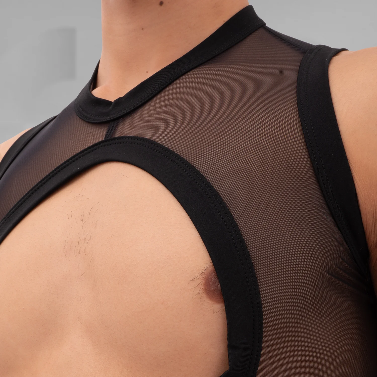 Bound Gender-Neutral Mesh Top - Image 7