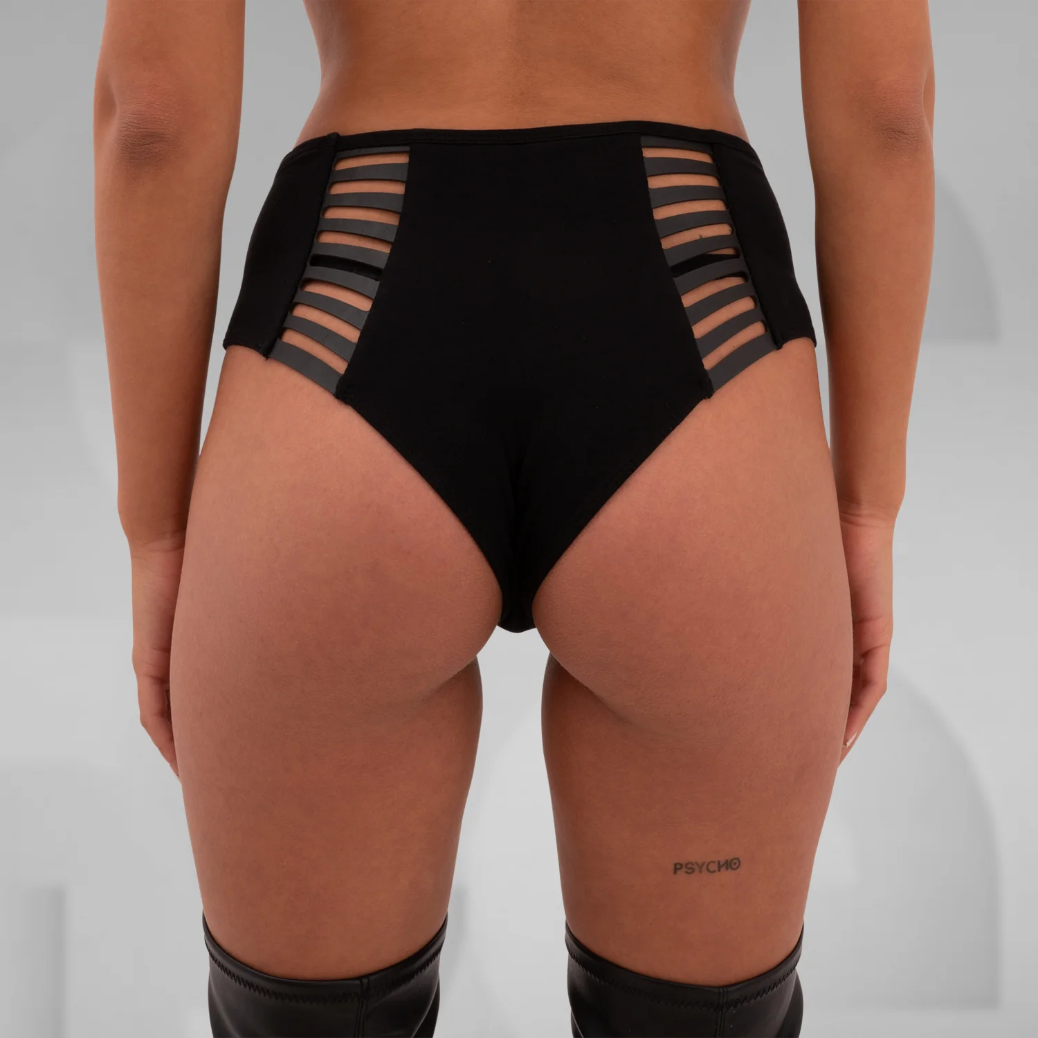 Cotton Hotpants with Cut-Outs - Image 3