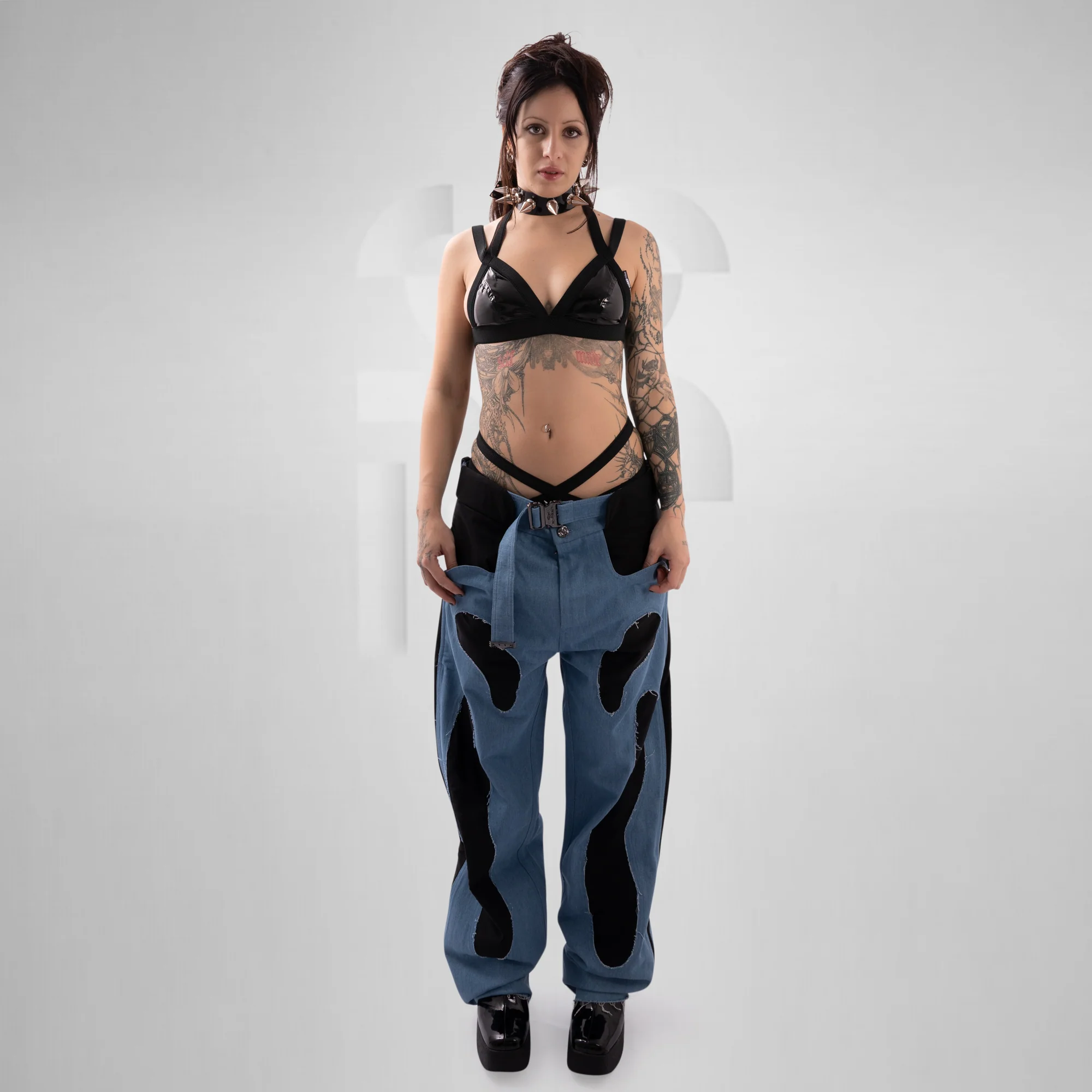 Fluid Baggy Denim Jeans - Image 5