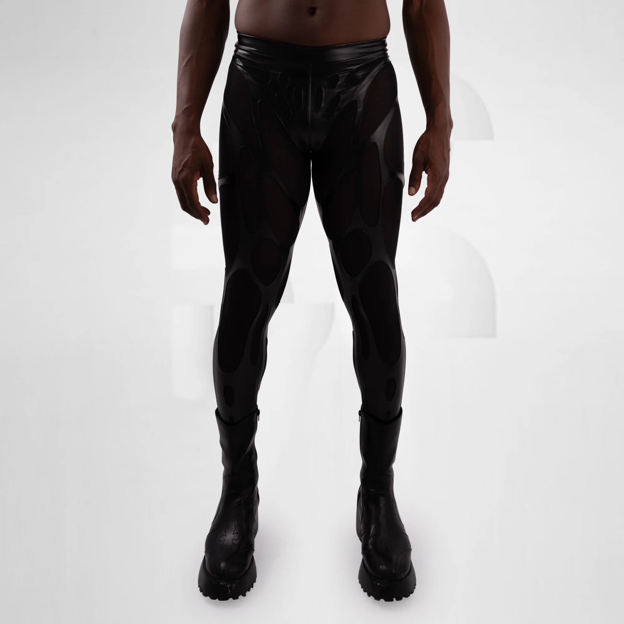 Futuristic Unisex Leggings - Image 3