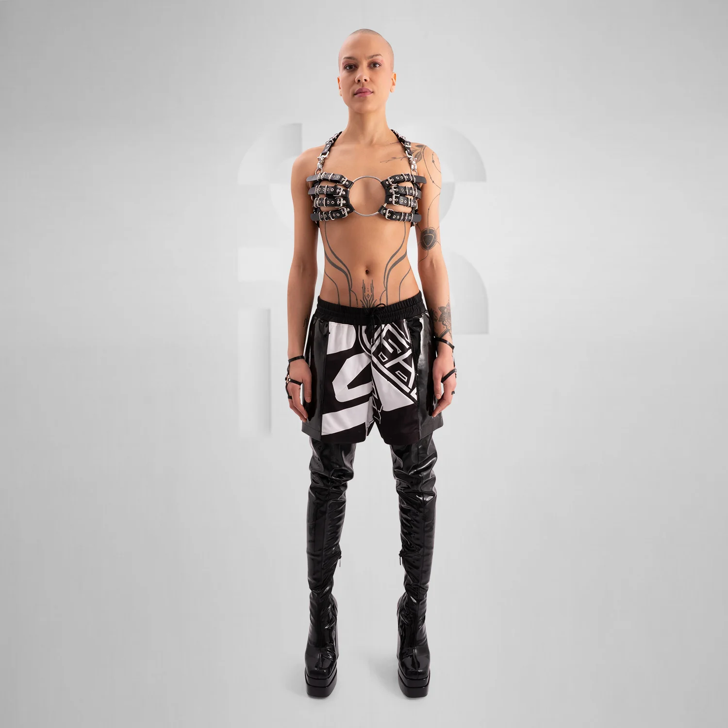 Geometric Sport Shorts - Image 2