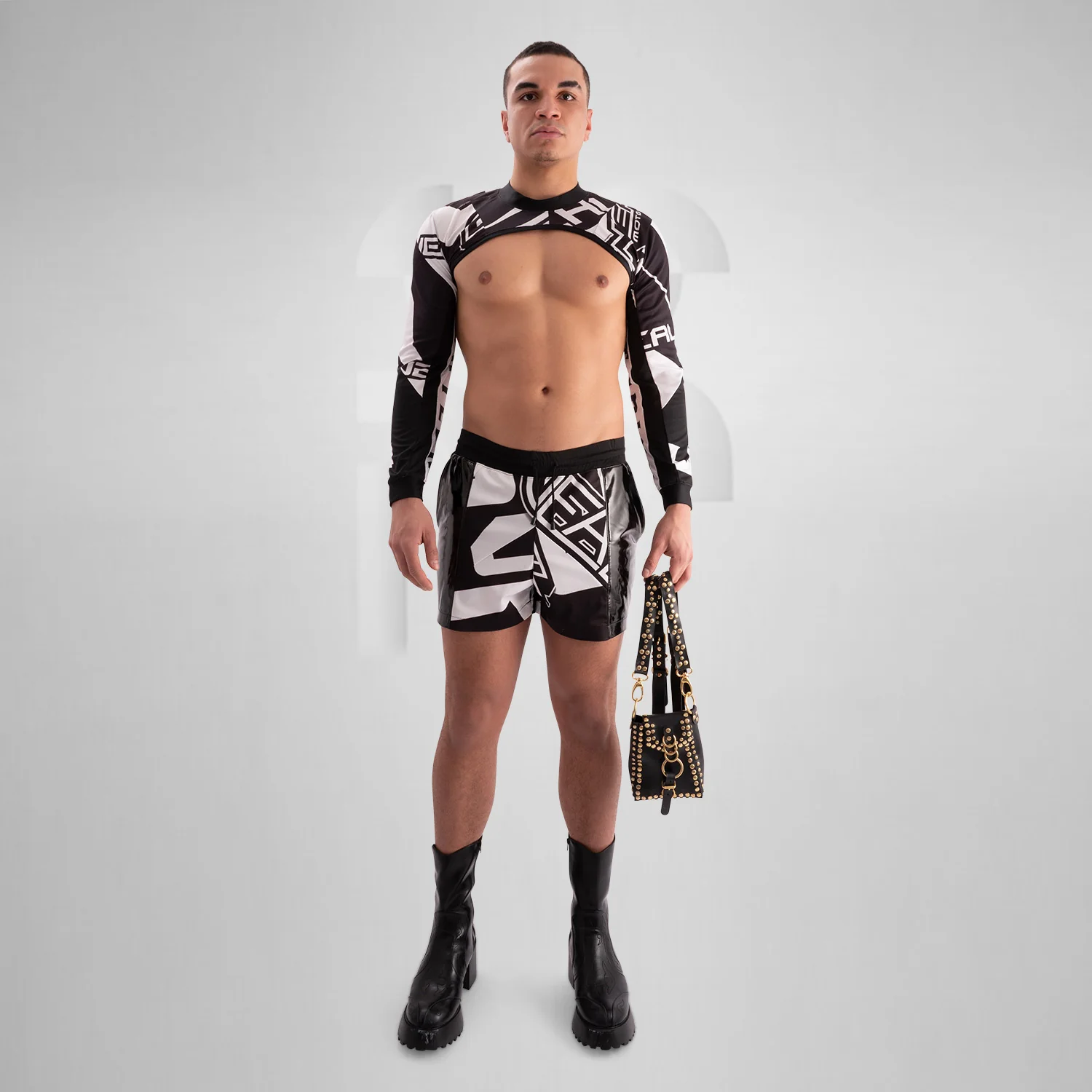 Geometric Sport Shorts - Image 4