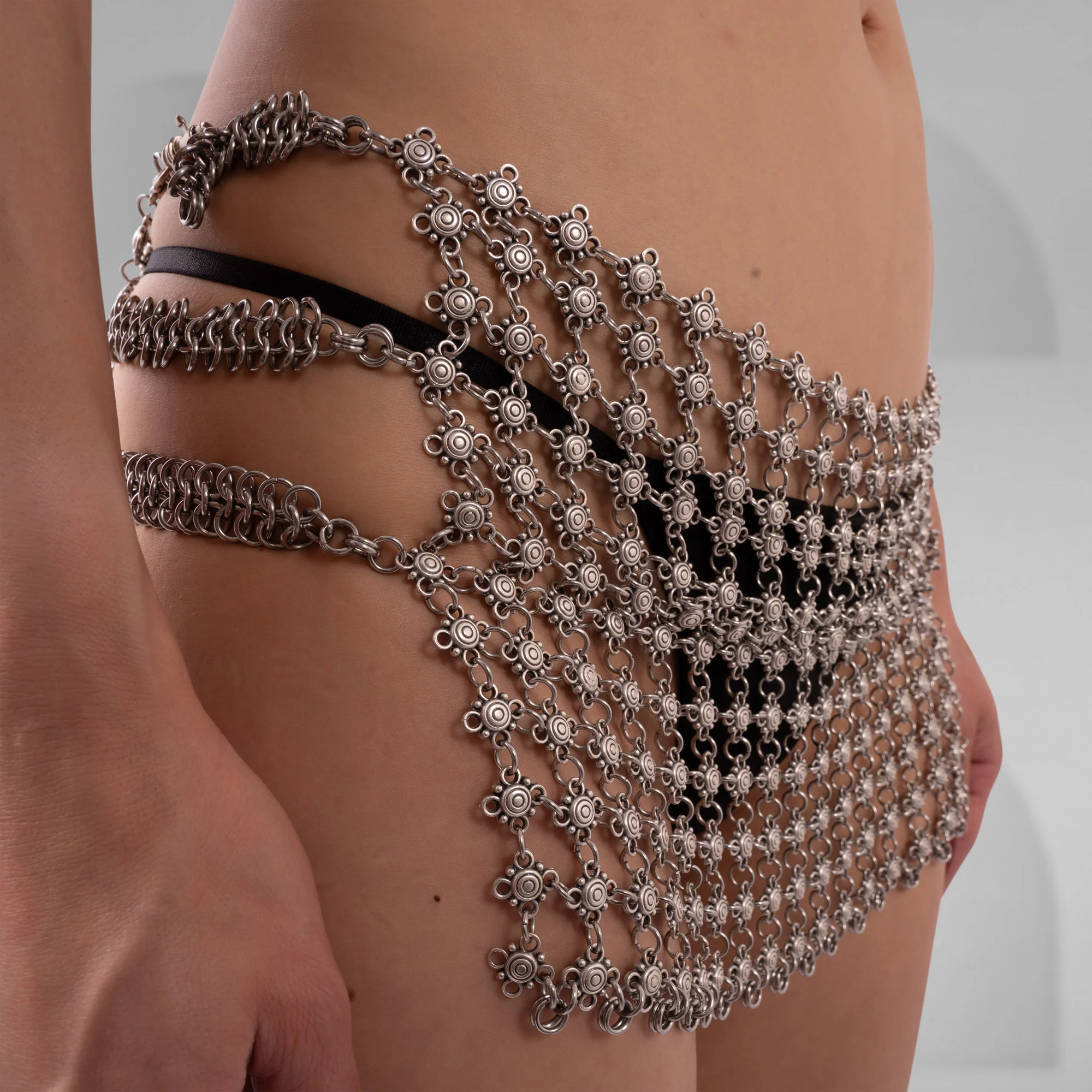 Metal Flower Skirt - Image 3