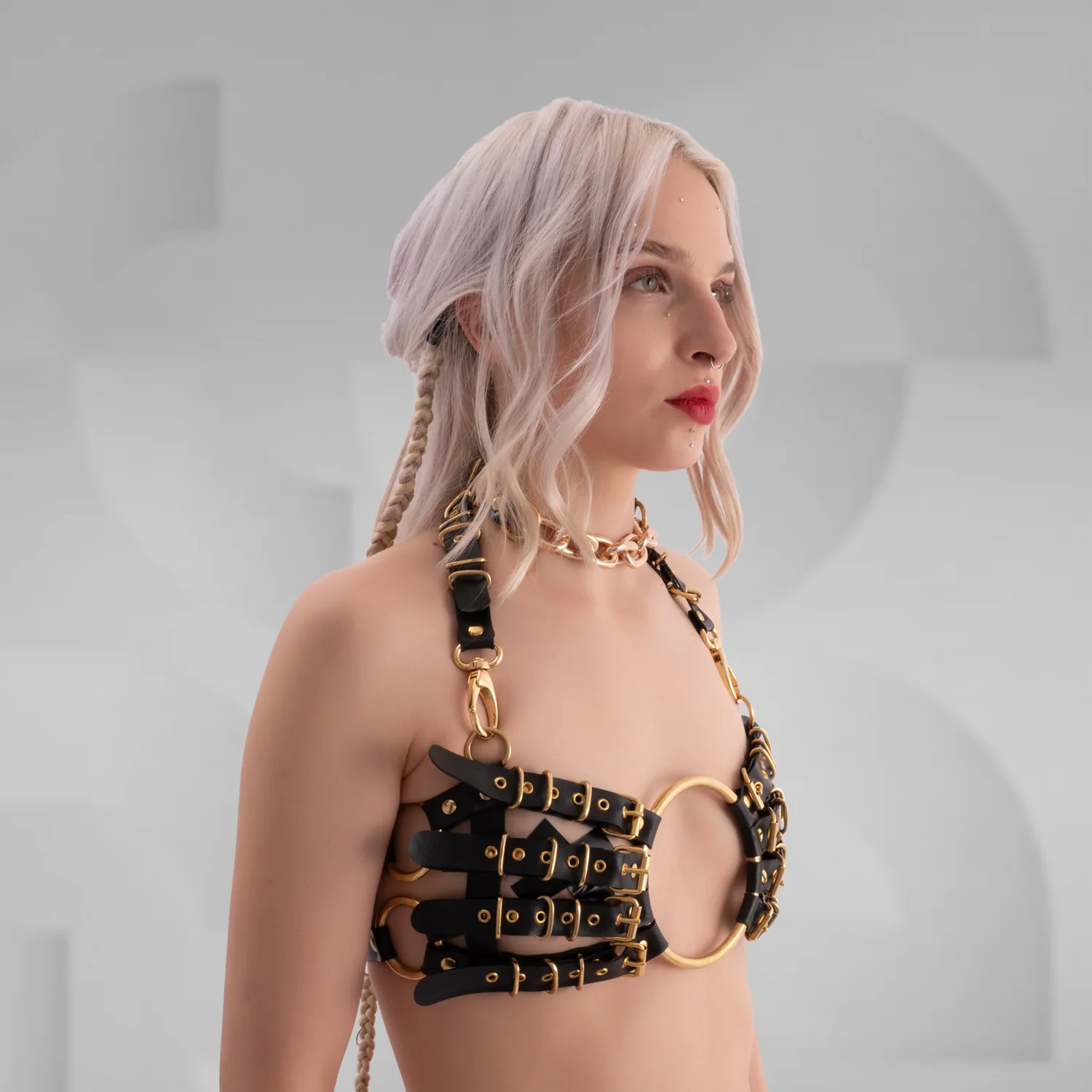 Rubber Harness Bra - Image 3
