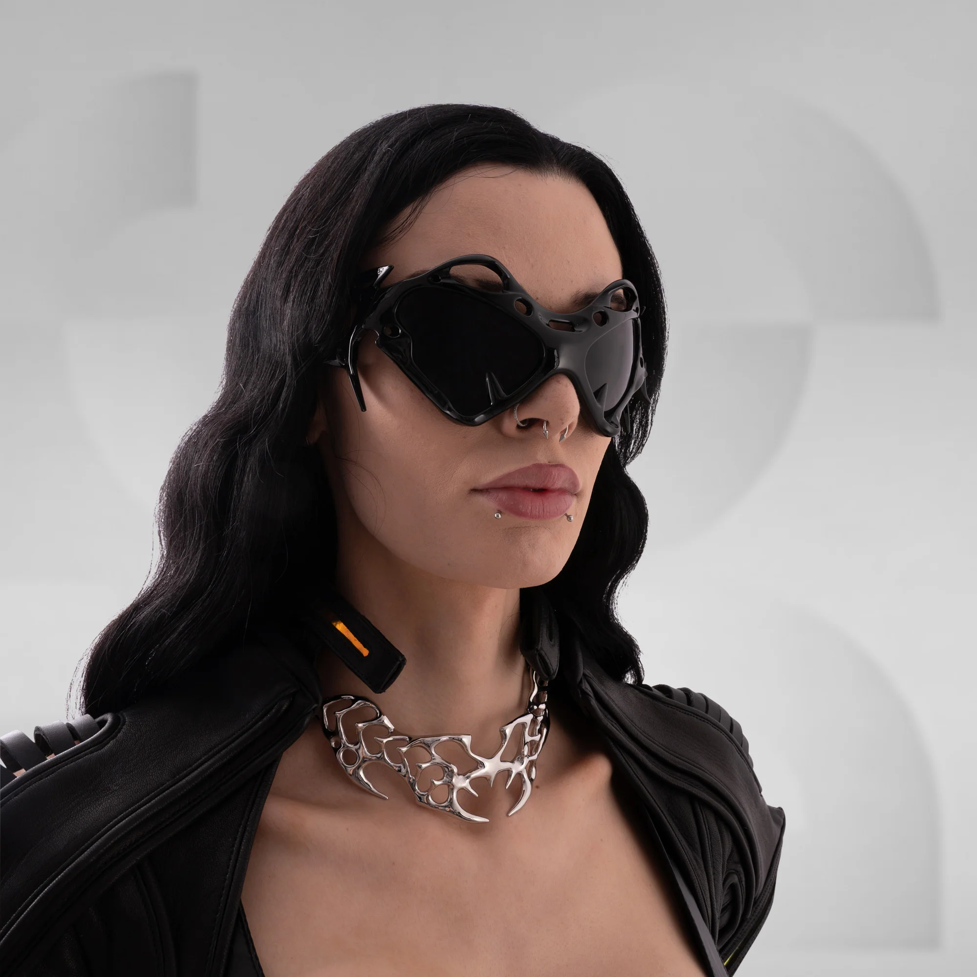 Sculptural Tribal Sunglasses - Image 10