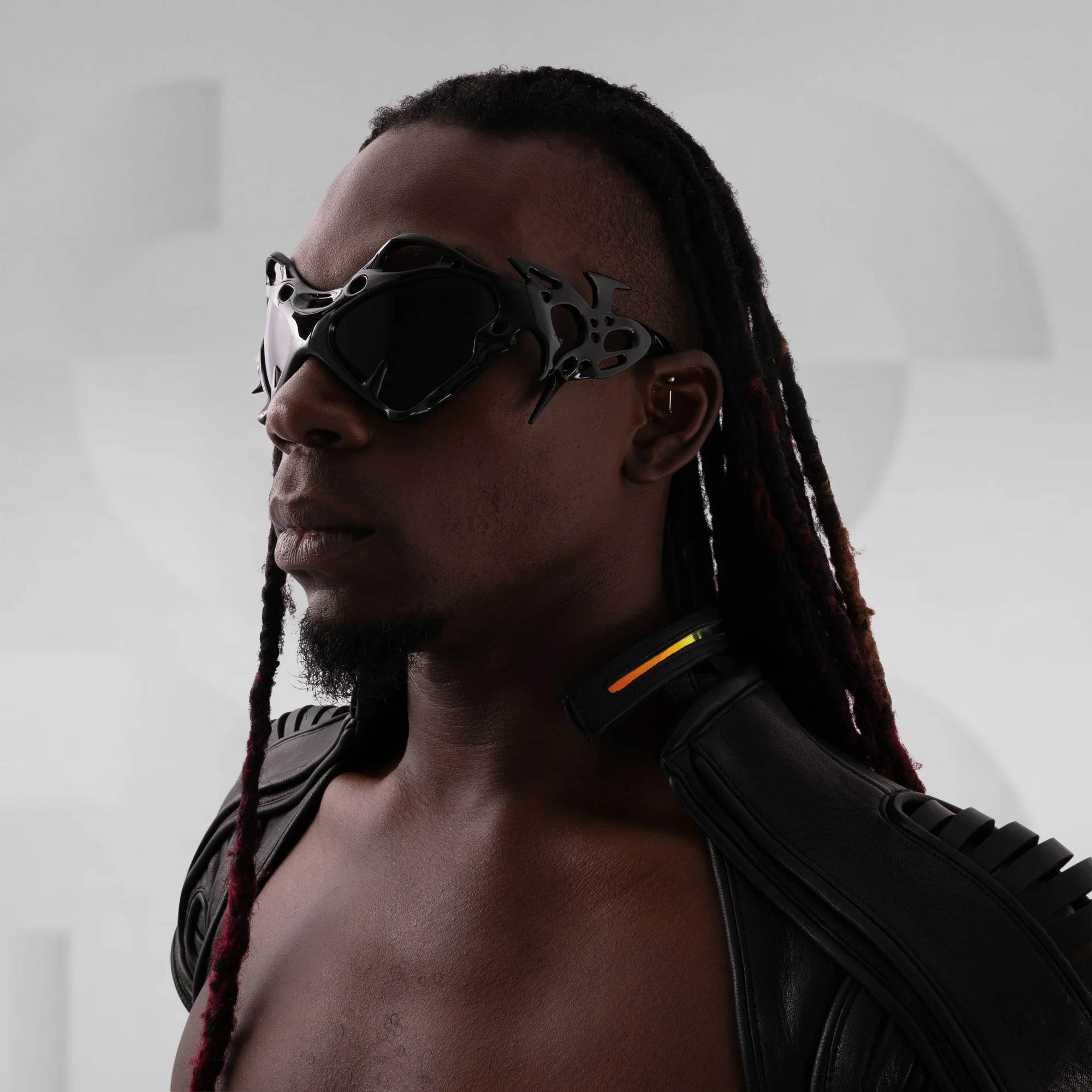 Sculptural Tribal Sunglasses - Image 2