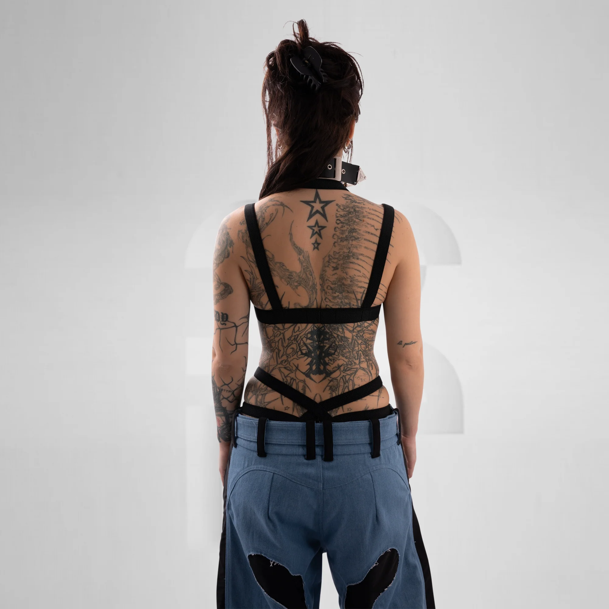 Sporty Vinyl Bra - Image 3