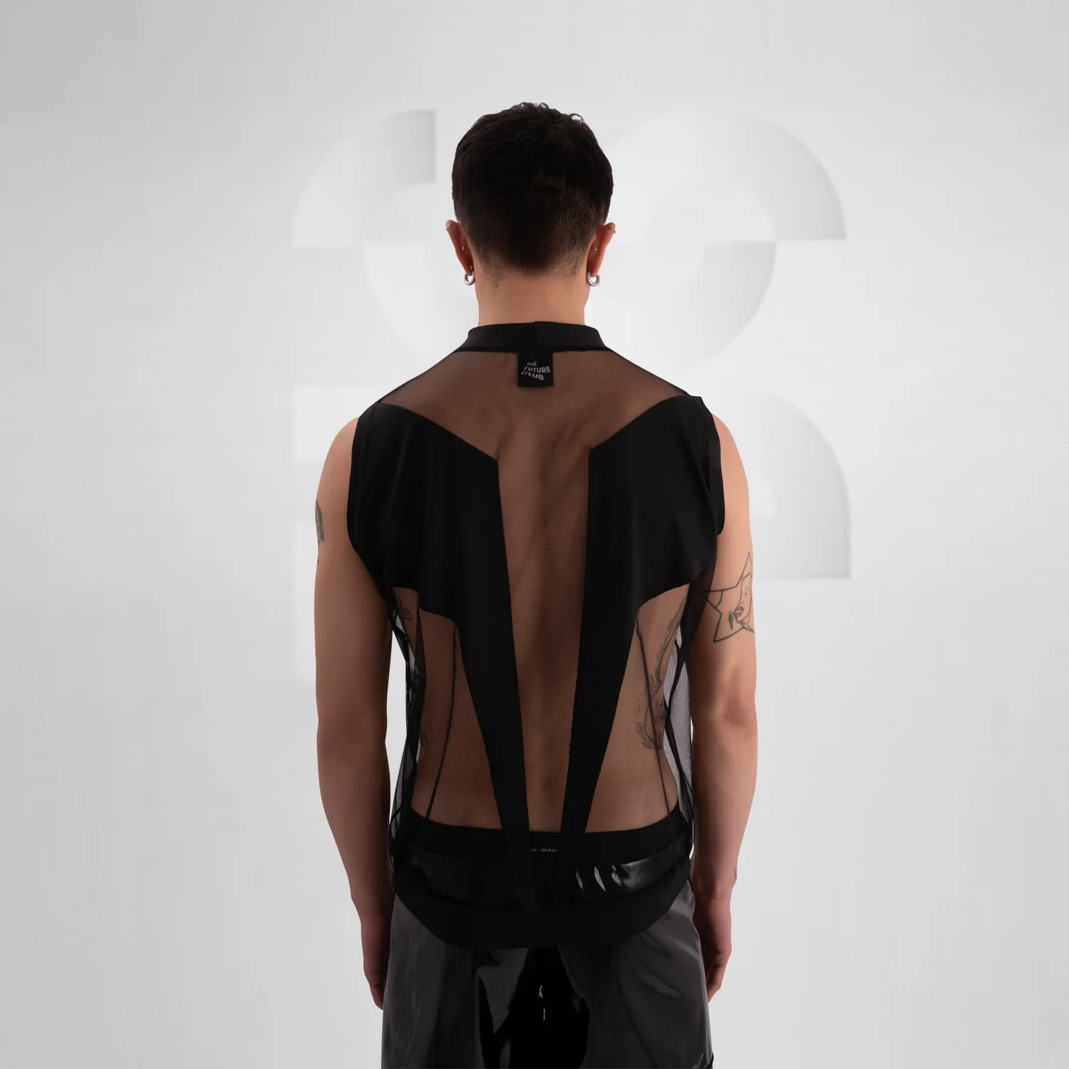 Transparent Mesh Kinky Tank Top - Image 4