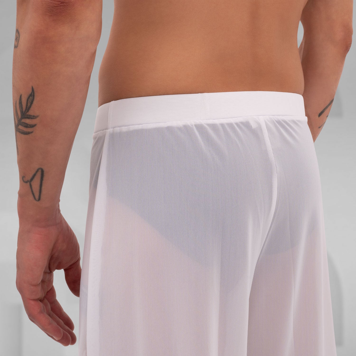Unisex Mesh Trousers White - Image 5