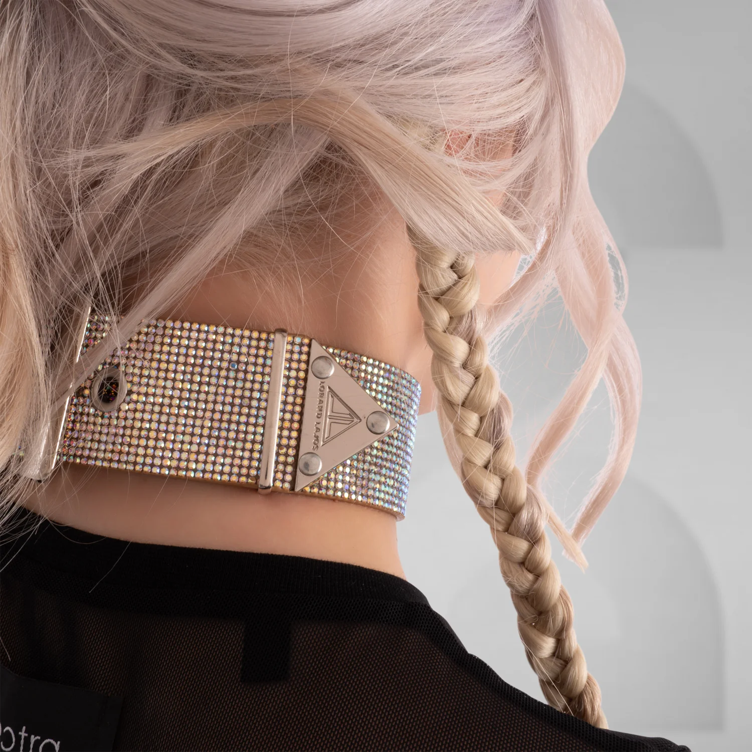 Wide Rhinestones Choker - Image 3